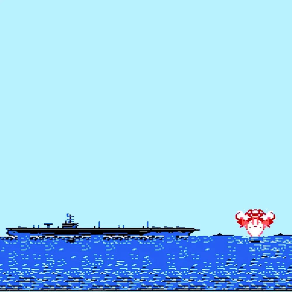 Missed Landing - Top Gun NES